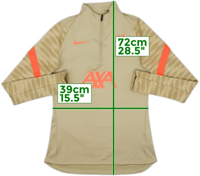 2021-22 Liverpool Foundation Nike 1/4 Zip Drill Top - 10/10 - (S)