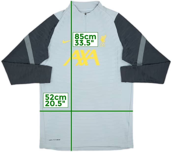 2021-22 Liverpool Nike Dri-Fit ADV 1/4 Zip Drill Top - 7/10 - (L)