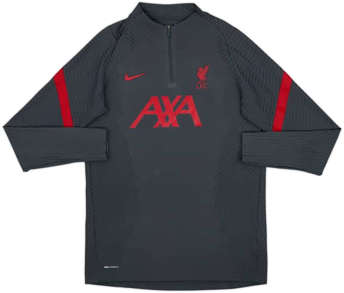 2021-22 Liverpool Nike Vaporknit 1/4 Zip Drill Top - 7/10 - (L)