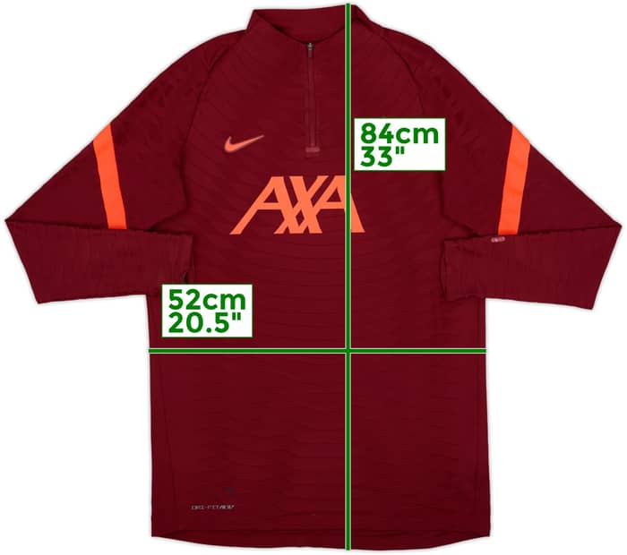 2021-22 Liverpool Nike Dri-Fit ADV 1/4 Zip Drill Top - 6/10 - (L)