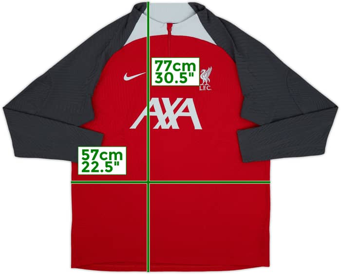2023-24 Liverpool Nike Dri-Fit ADV 1/4 Zip Drill Top - 7/10 - (XL)