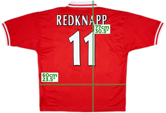 1996-98 Liverpool Home Shirt Redknapp #11 - 10/10 - (XL)