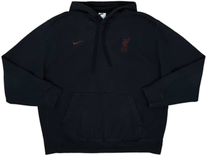 2022-23 Liverpool Nike Hooded Sweat Top - 9/10 - (L)