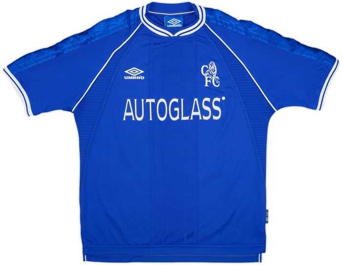 1999-01 Chelsea Home Shirt Zola #25 - 10/10 - (M)
