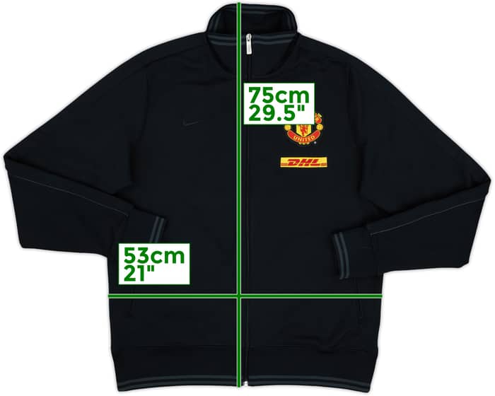 2012-13 Manchester United Nike N98 Track Jacket - 10/10 - (L)