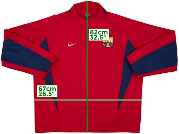 2002-03 Barcelona Nike Track Jacket - 8/10 - (XL)