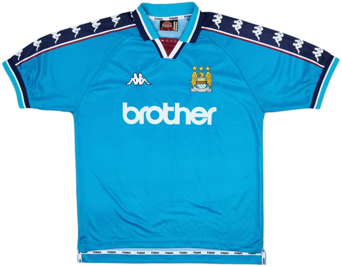 1997-99 Manchester City Home Shirt - 9/10 - (L)