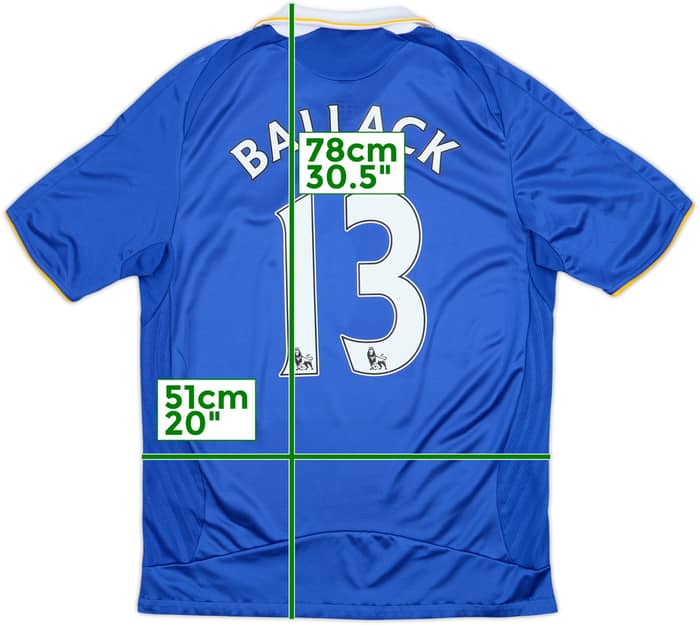 2008-09 Chelsea Home Shirt Ballack #13 - 8/10 - (L)