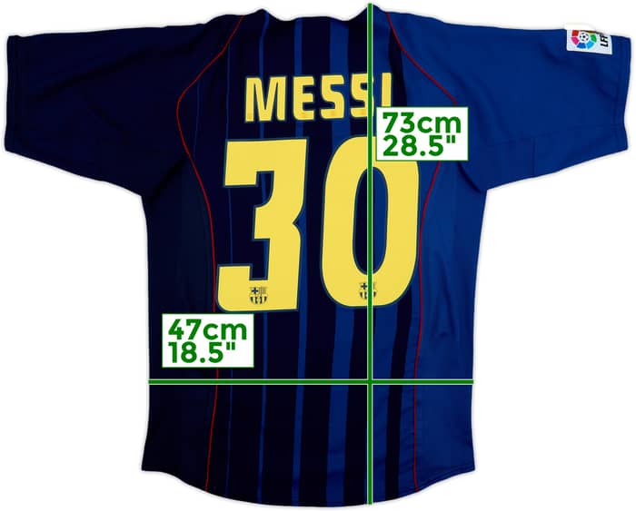 2004-05 Barcelona Away Shirt Messi #30 - 8/10 - (S)