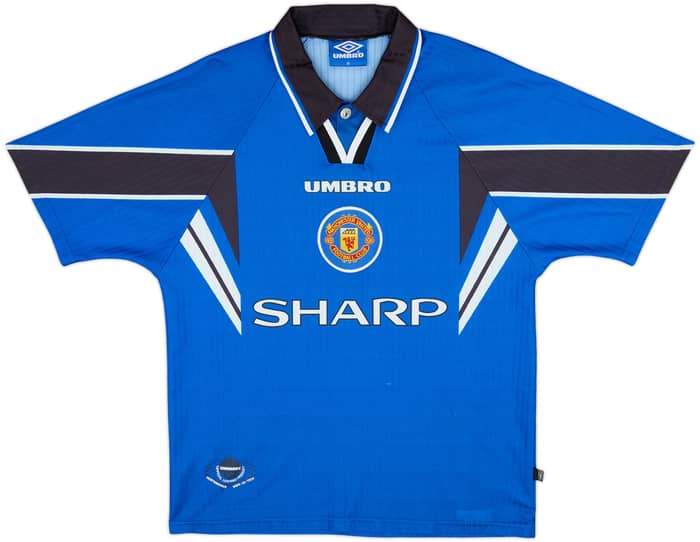1996-98 Manchester United Third Shirt Cantona #7 - 5/10 - (M)