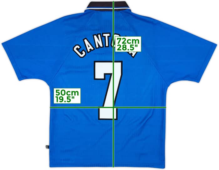 1996-98 Manchester United Third Shirt Cantona #7 - 5/10 - (M)