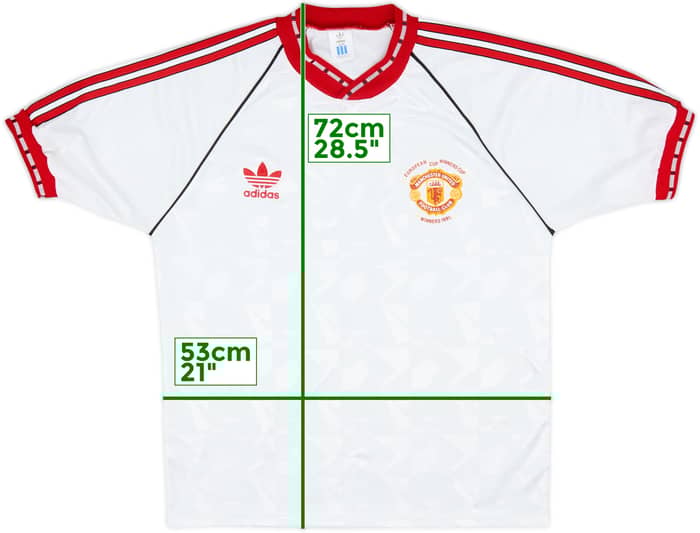 1991 Manchester United ECWC Shirt - 9/10 - (L)