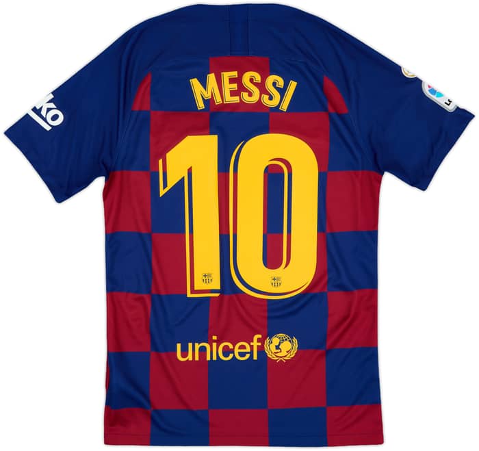 2019-20 Barcelona Home Shirt Messi #10 - 8/10 - (S)