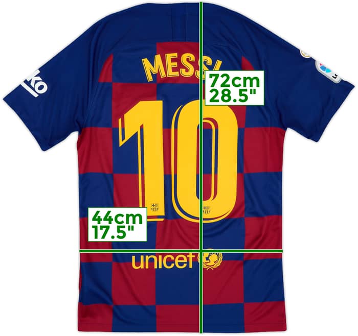 2019-20 Barcelona Home Shirt Messi #10 - 8/10 - (S)