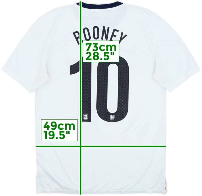 2013 England 150th Anniversary Home Shirt Rooney #10 - 7/10 - (M)