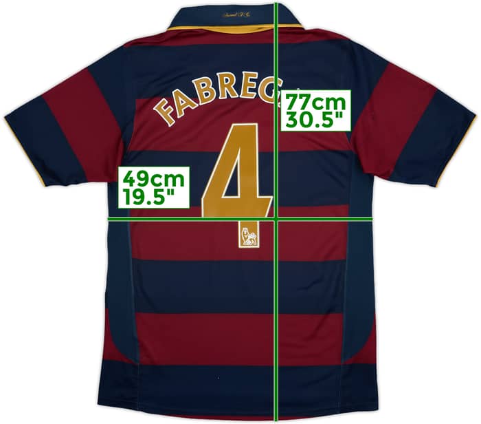 2007-08 Arsenal Third Shirt Fabregas #4 - 8/10 - (S)