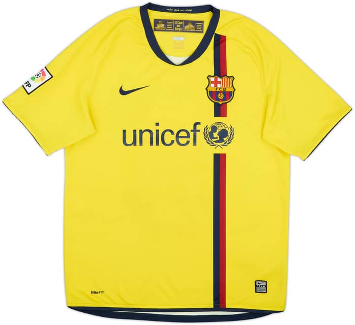 2008-10 Barcelona Away Shirt Ibrahimovic #9 - 6/10 - (M)