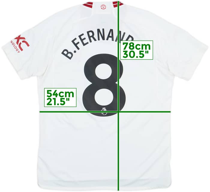 2023-24 Manchester United Third Shirt B.Fernandes #8 - 10/10 - (L)
