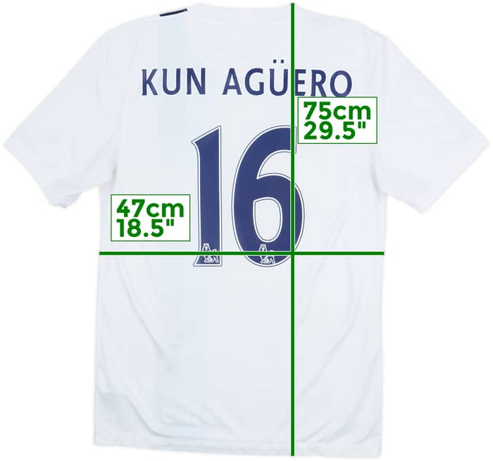 2013-14 Manchester City Third Shirt Kun Aguero #16 - 8/10 - (S)