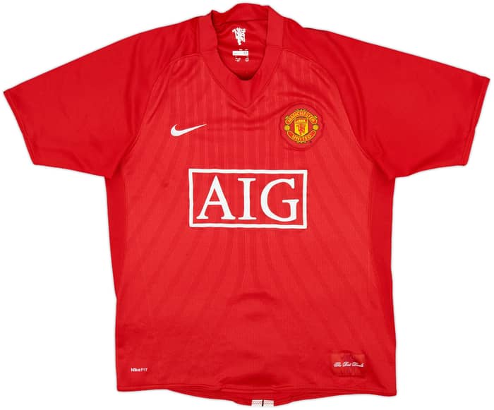 2007-09 Manchester United Home Shirt Carrick #16 - 6/10 - (M)