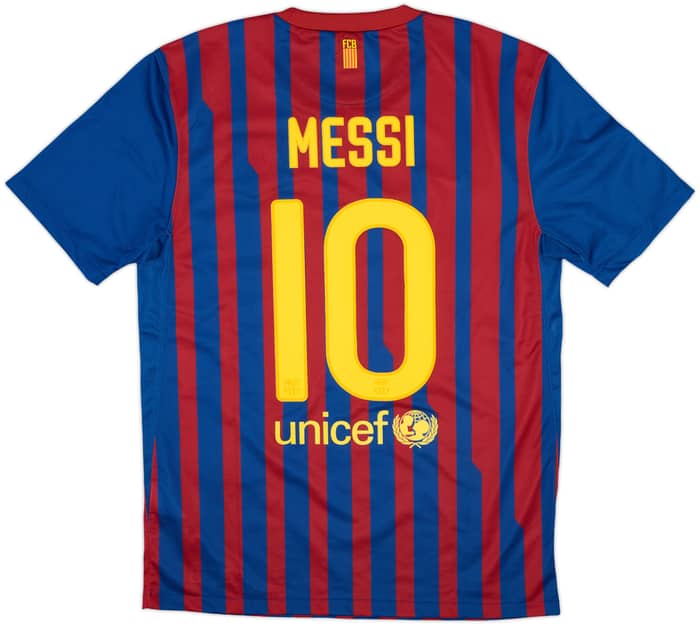 2011-12 Barcelona Home Shirt Messi #10 - 8/10 - (M)