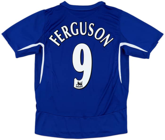 2005-06 Everton Home Shirt Ferguson #9 - 8/10 - (M)