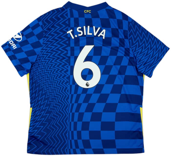 2021-22 Chelsea Home Shirt T.Silva #6 - 10/10 - (XXL)
