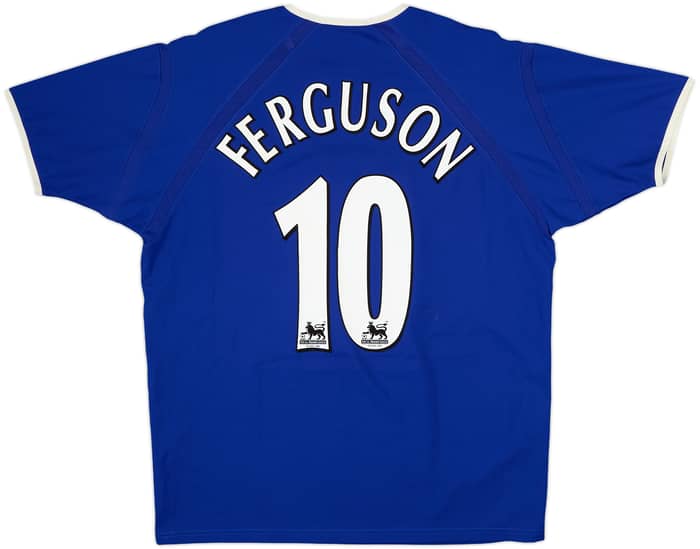 2003-04 Everton Home Shirt Ferguson #10 - 8/10 - (L)