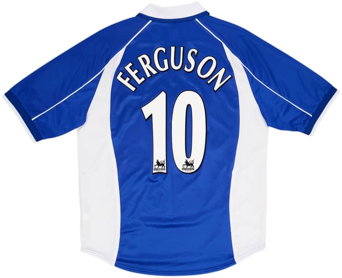 2000-02 Everton Home Shirt Ferguson #10 - 9/10 - (L)