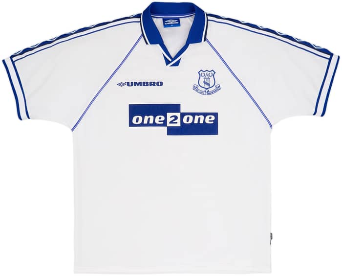 1998-99 Everton Away Shirt Ferguson #9 - 9/10 - (XL)