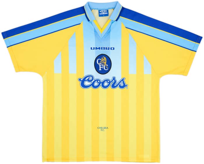 1996-97 Chelsea Away Shirt Gullit #4 - 9/10 - (XL)