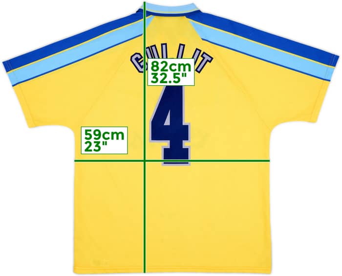 1996-97 Chelsea Away Shirt Gullit #4 - 9/10 - (XL)