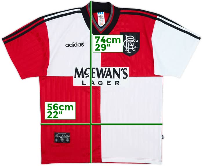 1995-96 Rangers Away Shirt - 8/10 - (L)