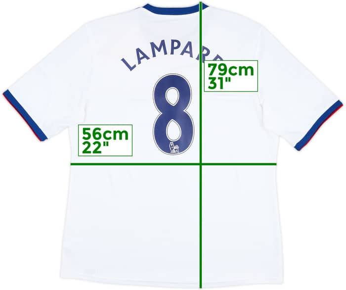 2013-14 Chelsea Away Shirt Lampard #8 - 7/10 - (XL)