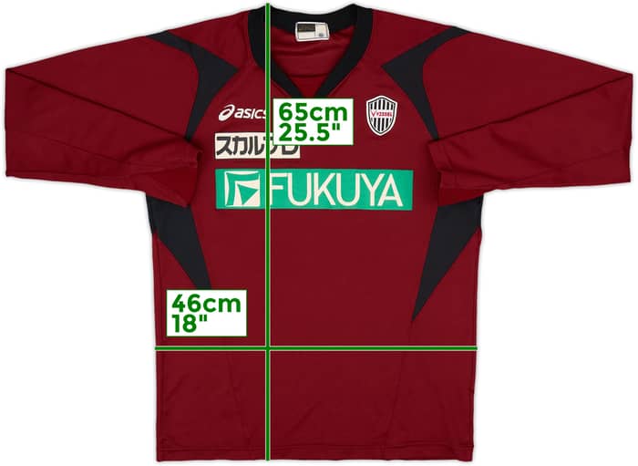 2011-12 Vissel Kobe Asics Training L/S Shirt - 9/10 - (XL.Boys)