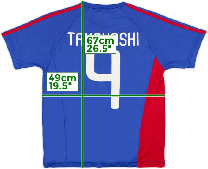 2011 FC Tokyo adidas Training Shirt Takahashi #4 - 7/10 - (L)