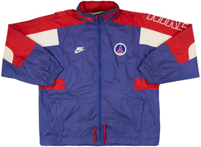 1995-96 Paris Saint-Germain Nike Hooded Rain Jacket - 6/10 - (M)