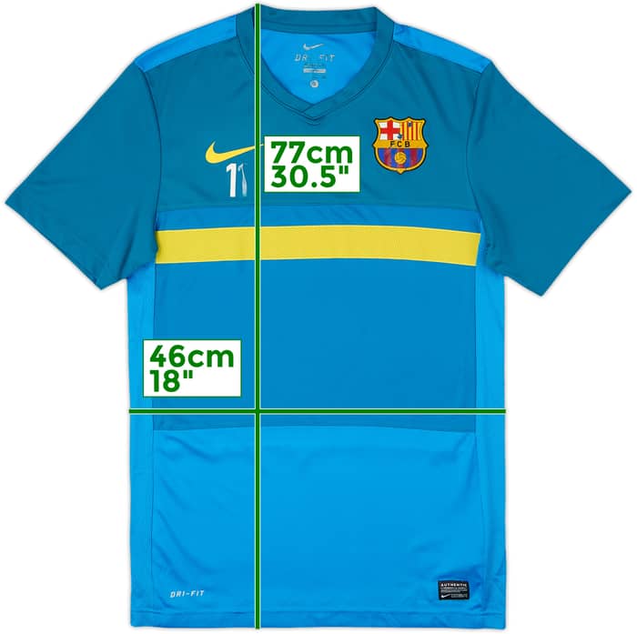 2011-12 Barcelona Player Issue Nike Training Shirt #11 - 5/10 - (S)