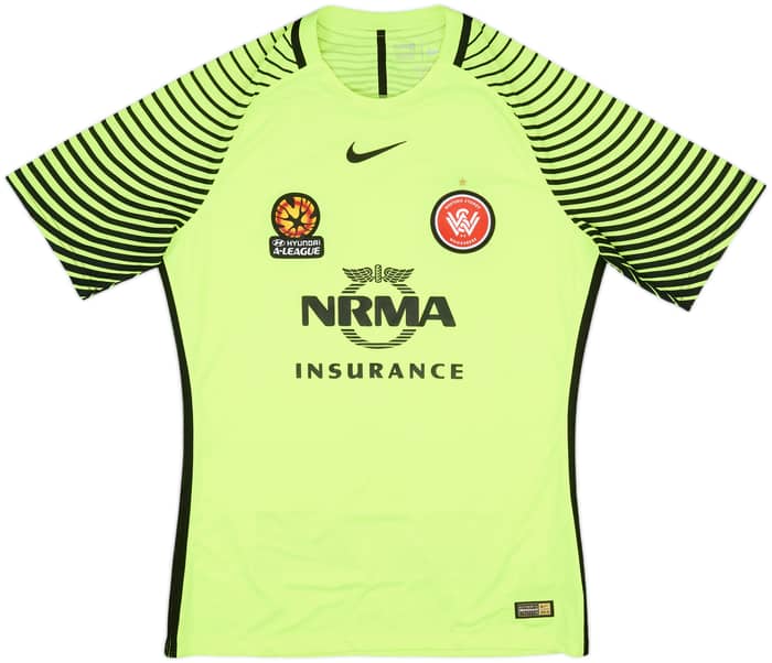 2014-15 Western Sydney Wanderers GK S/S Shirt - 8/10 - (L)