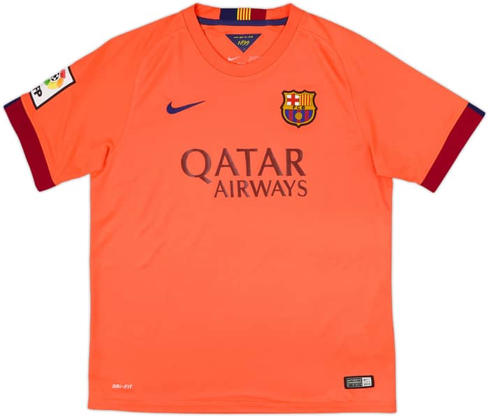 2014-15 Barcelona Away Shirt - 10/10 - (XL.Boys)