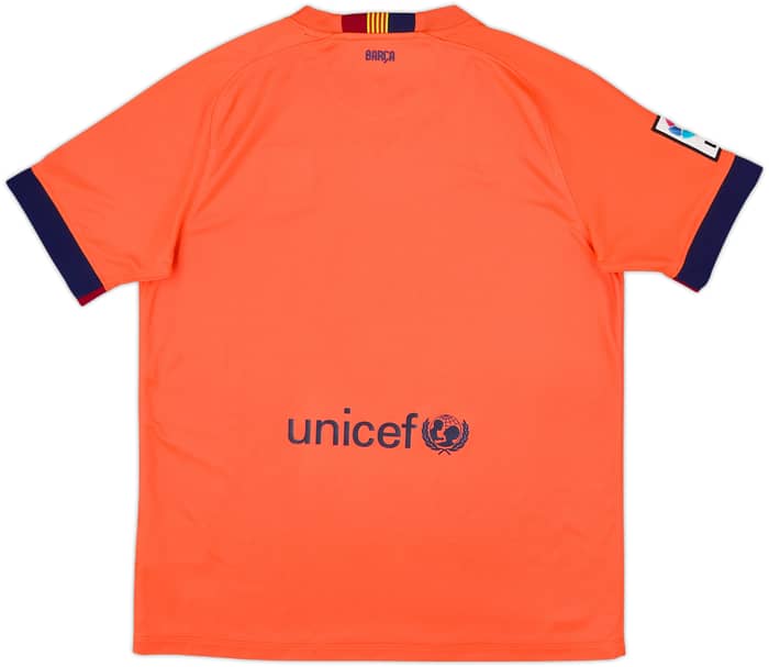 2014-15 Barcelona Away Shirt - 10/10 - (XL.Boys)