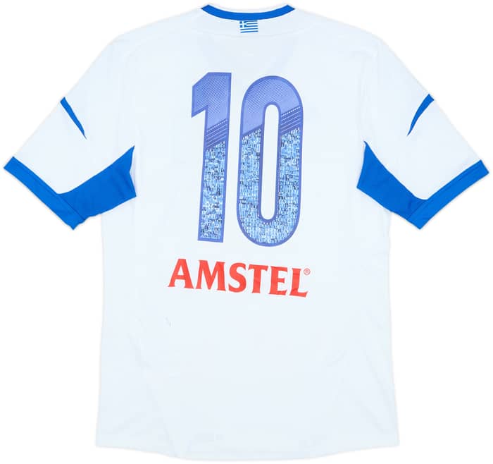 2012-13 Greece Home Shirt #10 - 7/10 - (M)