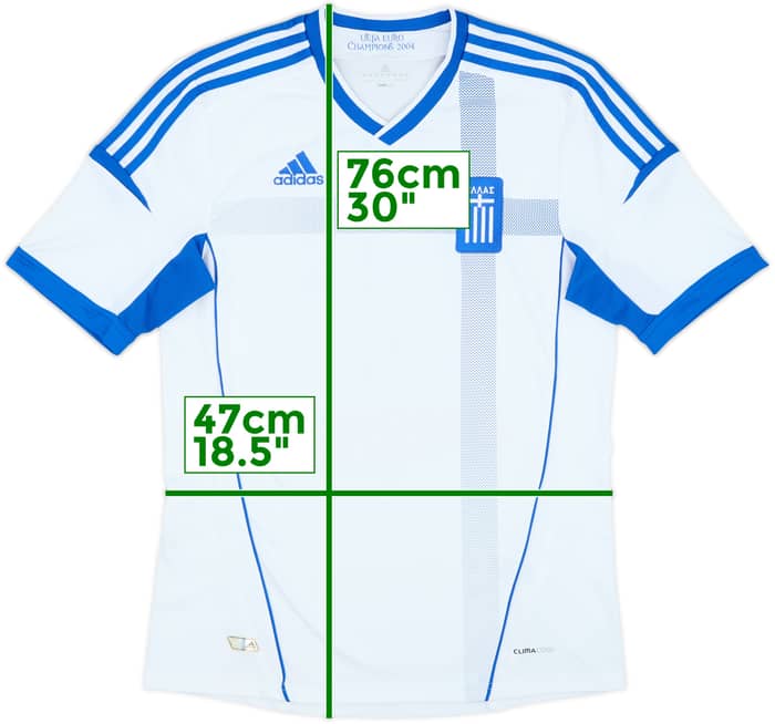 2012-13 Greece Home Shirt #10 - 7/10 - (M)