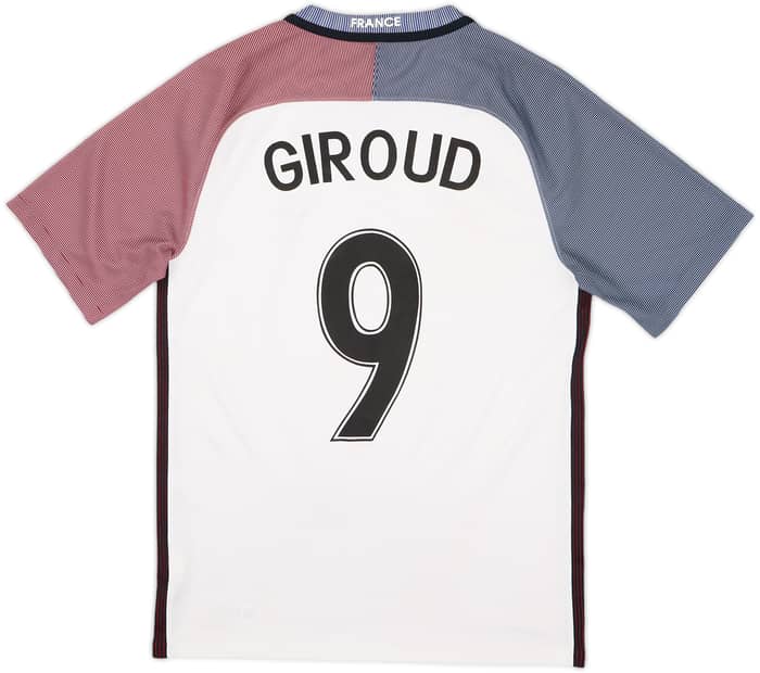 2016-17 France Away Shirt Giroud #9 - 7/10 - (S)