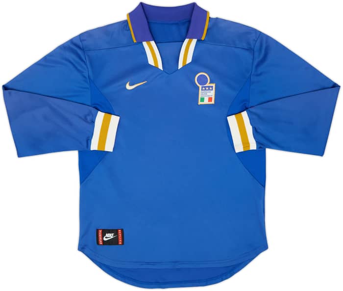 1996-97 Italy Home L/S Shirt - 7/10 - (M)