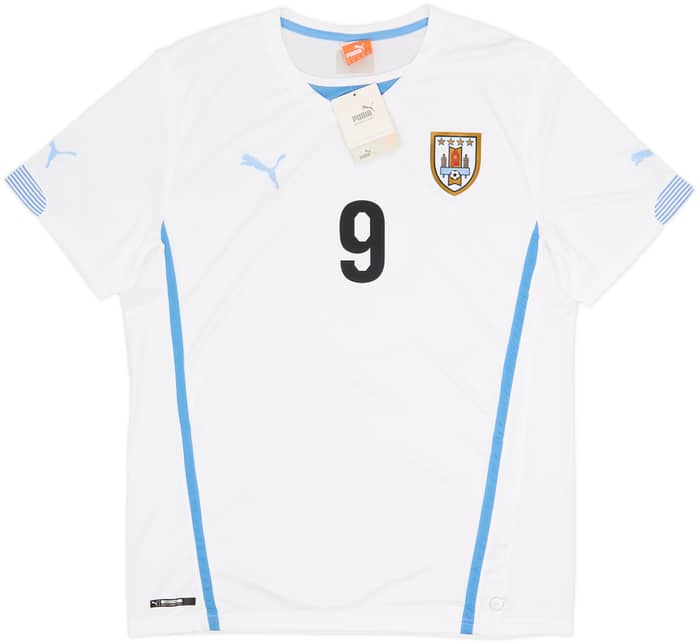 2014-15 Uruguay Away Shirt Suarez #9 (XL)