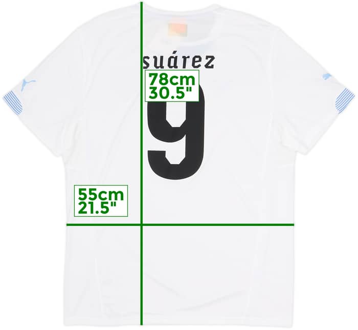 2014-15 Uruguay Away Shirt Suarez #9 (XL)