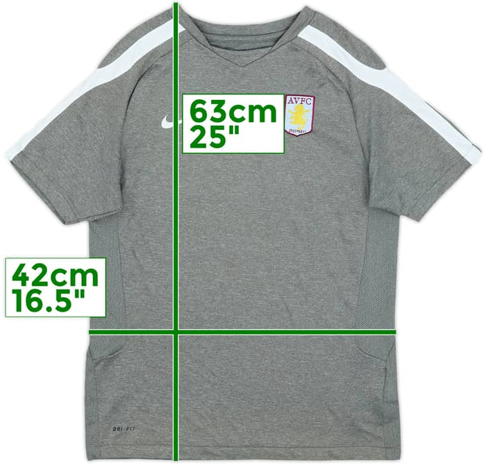 2011-12 Aston Villa Nike Training Shirt - 9/10 - (L.Boys)