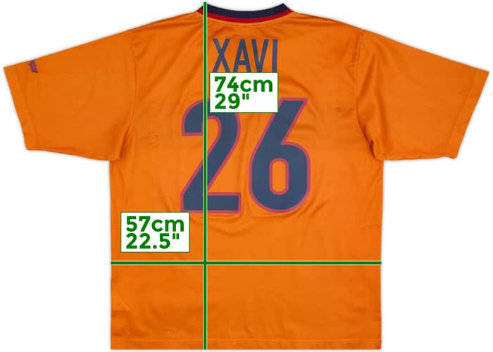 1998-00 Barcelona Basic Third Shirt Xavi #26 - 8/10 - (L)