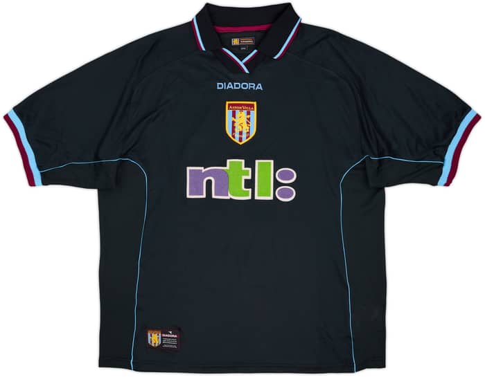 Camiseta de visitante del Aston Villa 2000-01 Ehiogu #5 - 8/10 - (L)